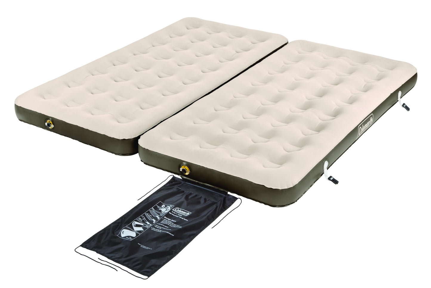Coleman EasyStay Plus Single-High 4-in-1 Convertible Twin Air Mattress, Ideal for Camping and Home Use