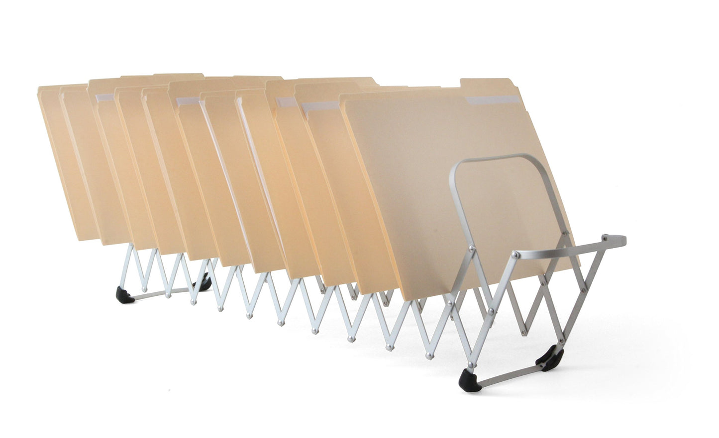 LEE Flexifile Expandable Collator to Organizer, 12 Sections, Letter to Legal Size Files, 6" X 6.75" X 10.5", Silver