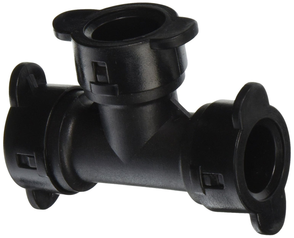 Orbit 67492 Drip-Lock Tee, 1/2-Inch, Black