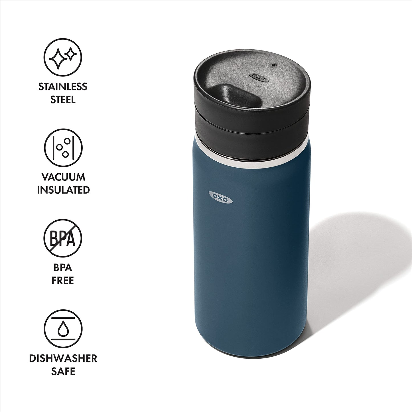 OXO Good Grips 16oz Travel Coffee Mug With Leakproof SimplyCleanâ„¢ Lid - Dark Cobalt