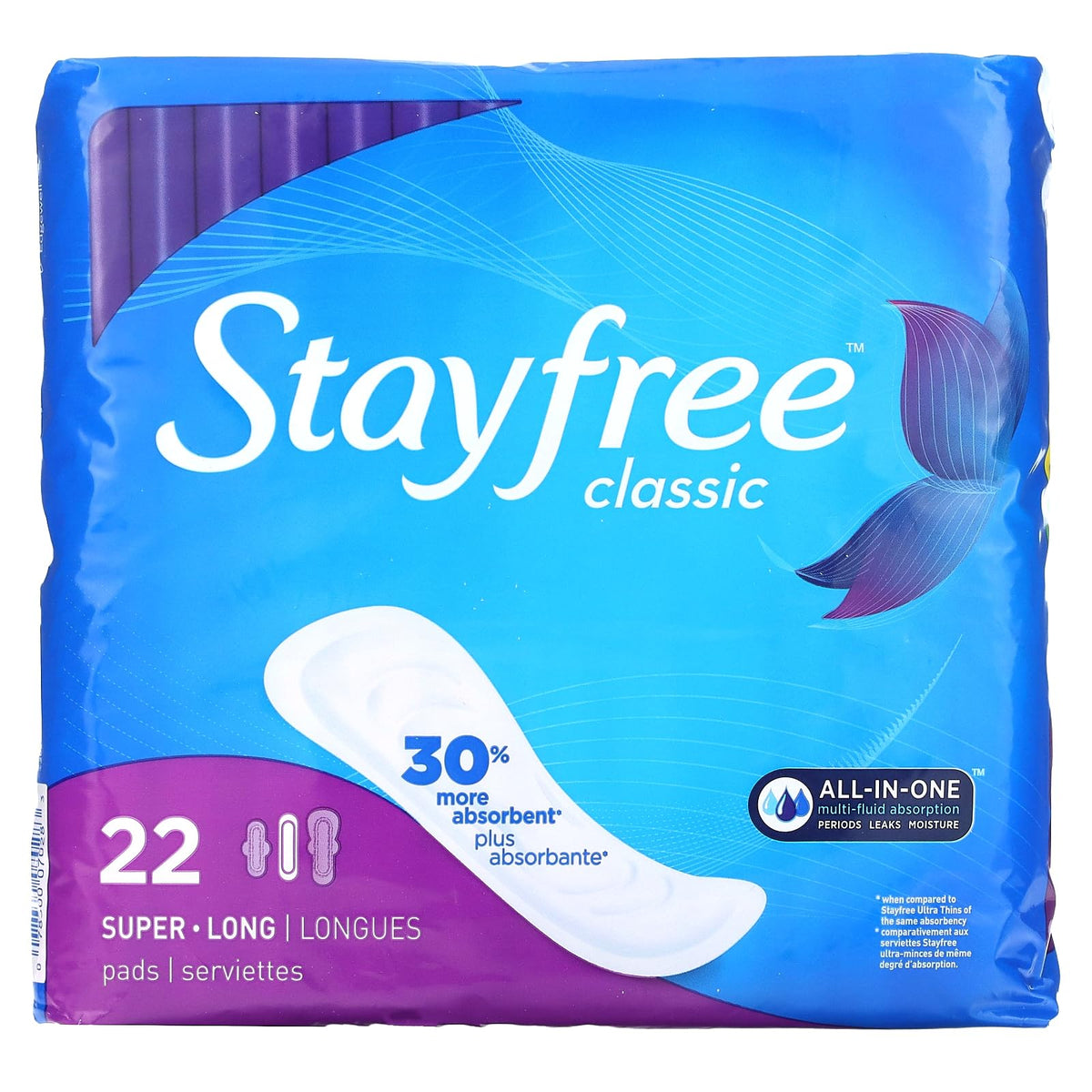 Stayfree Maxi Pad Clsc 22 ct product image 1