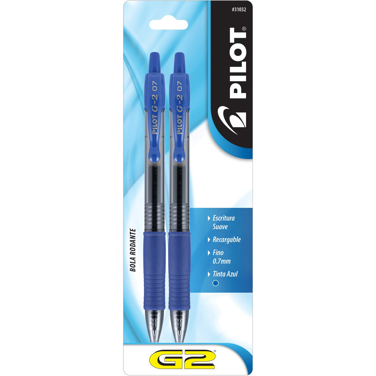 Pilot G2 Gel Fine Blue 2 pk product image 1