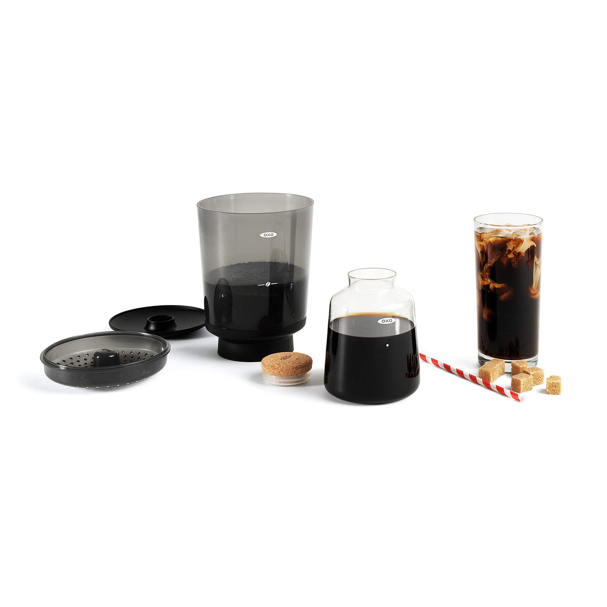 OXO Brew Compact Cold Brew Coffee Maker,Black