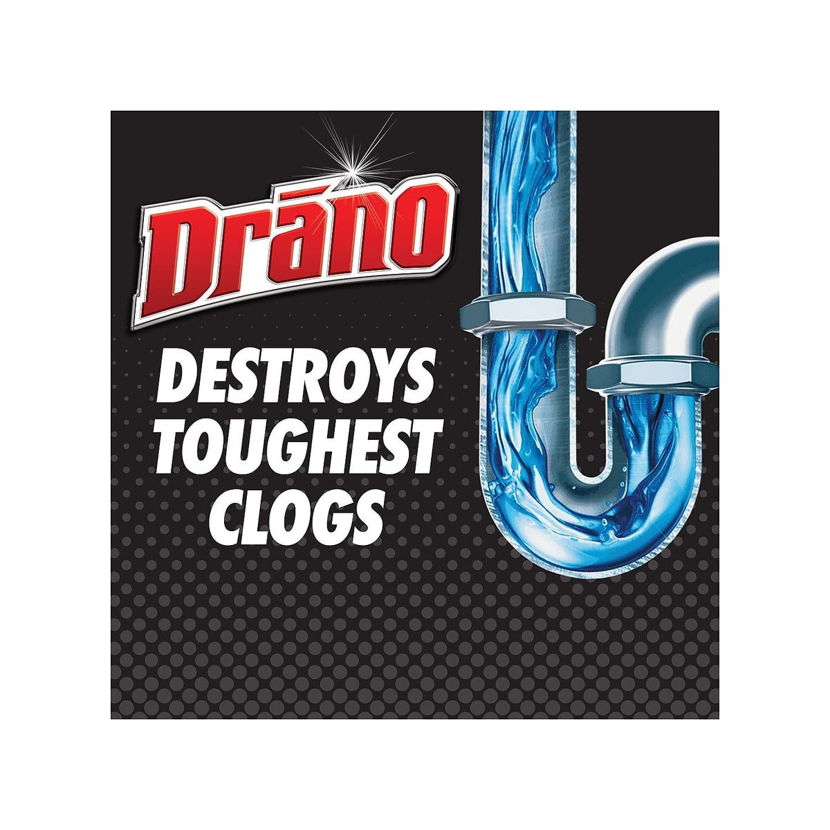 Drano 696642 Max Gel Clog Remover, Bleach Scent, 128 oz Bottle