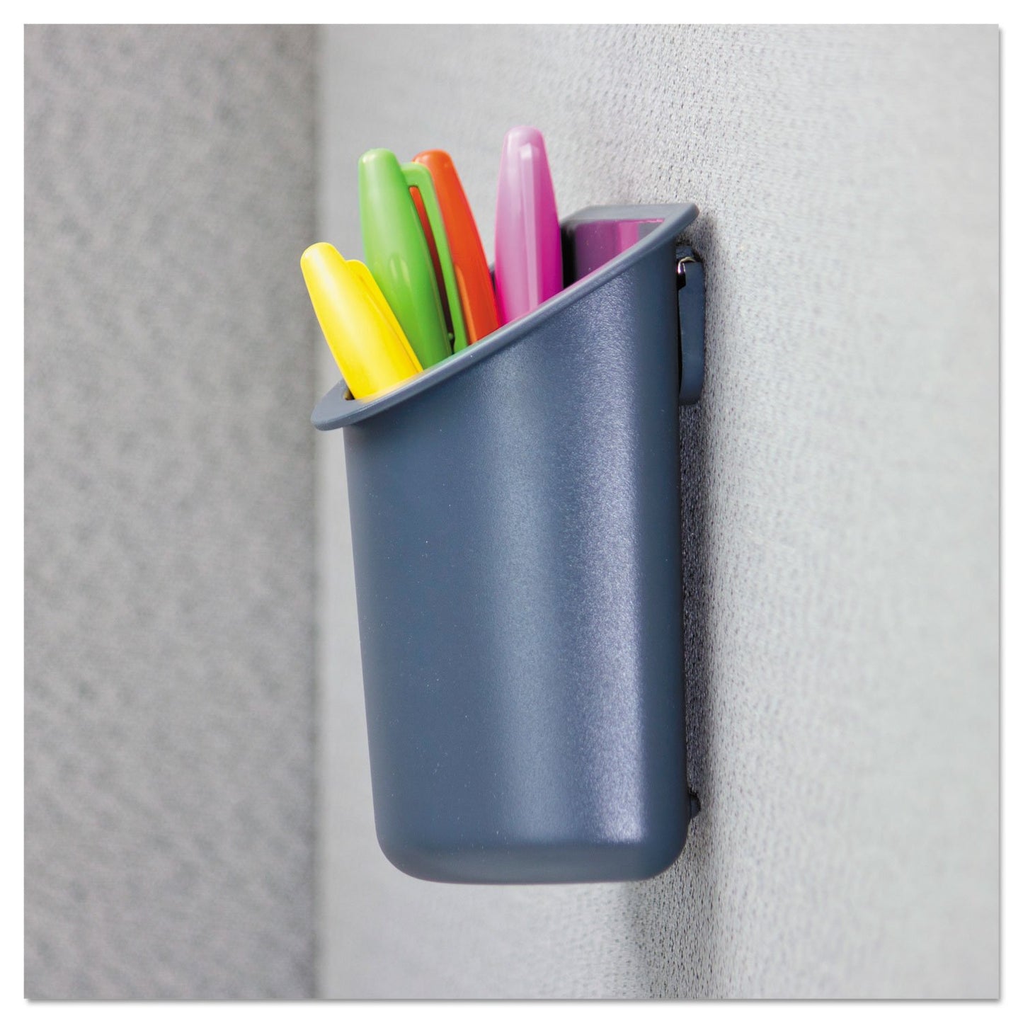 UNV08193 - Recycled Plastic Cubicle Pencil Cup
