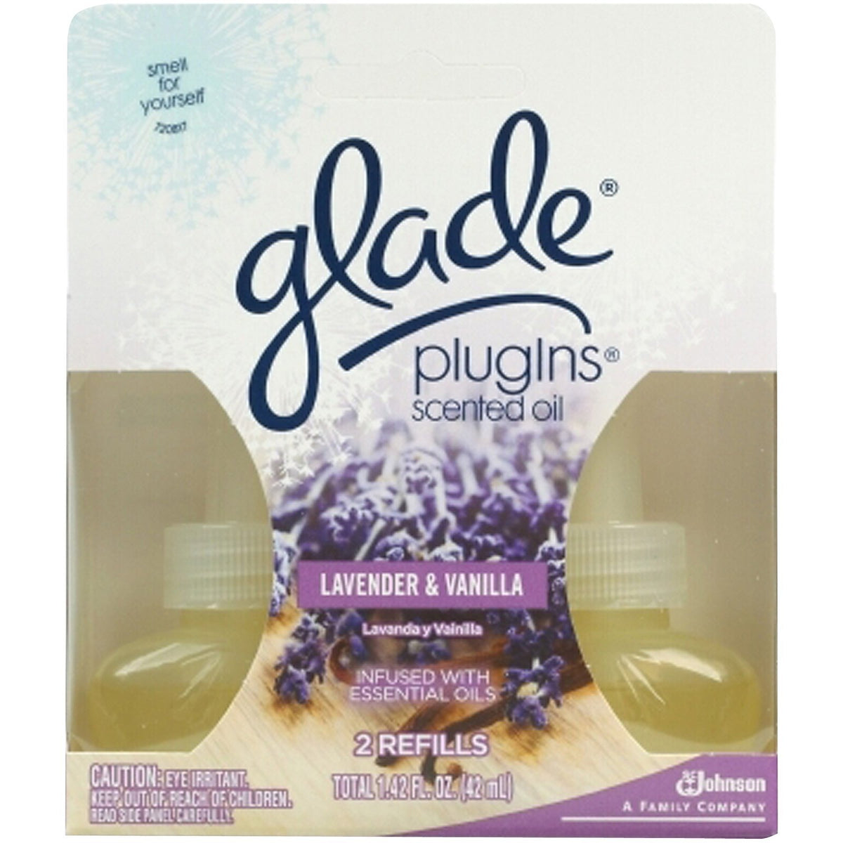 Glade Plugins Scented Oil Refill - Lavender/Vanilla - 2 ct - 2 pk