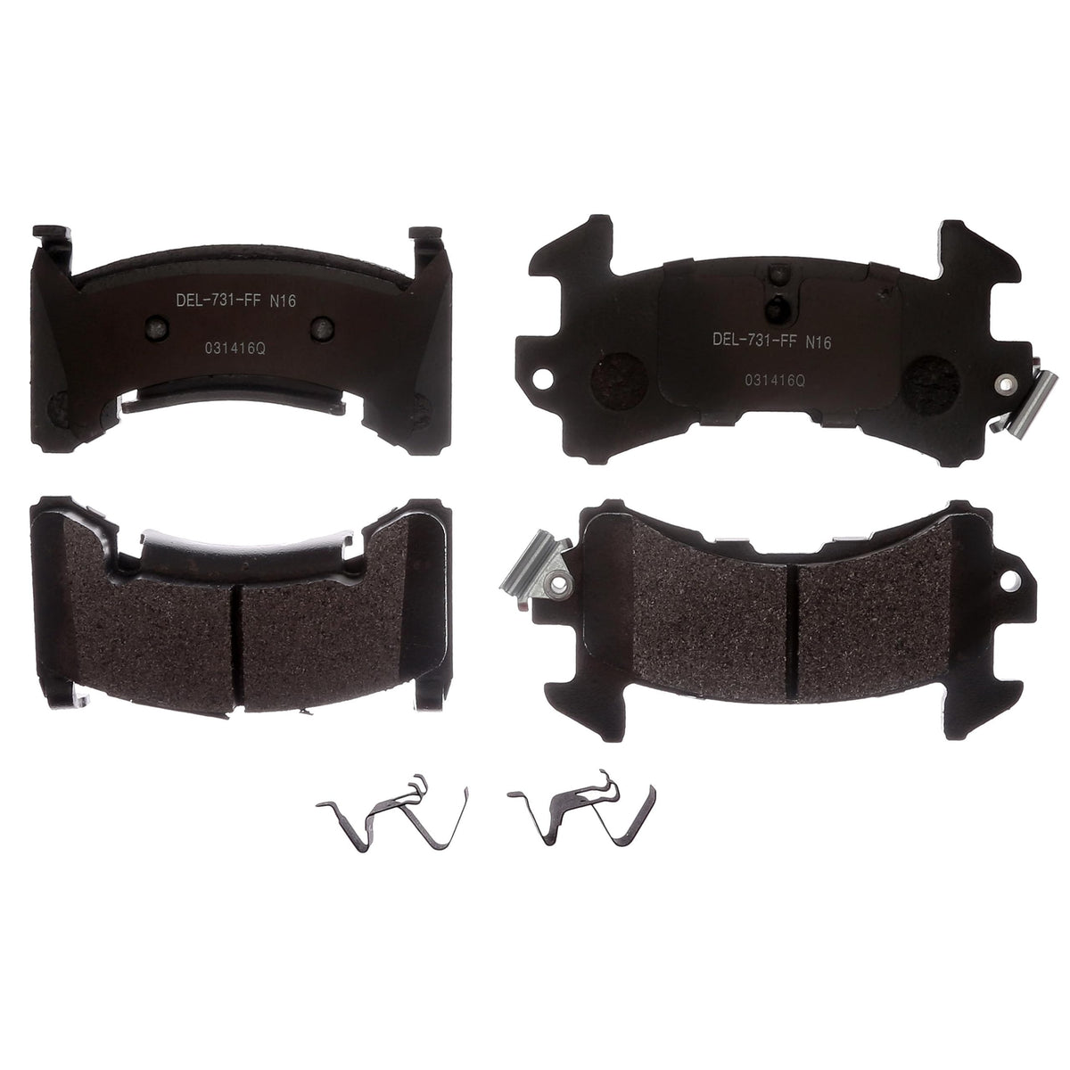 ACDelco Gold 17D154MH Semi-Metallic Disc Brake Pad Set