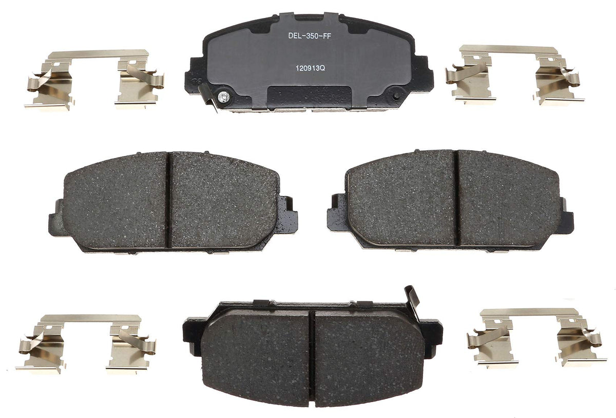 ACDelco Gold 17D1625CH Ceramic Front Disc Brake Pad Set