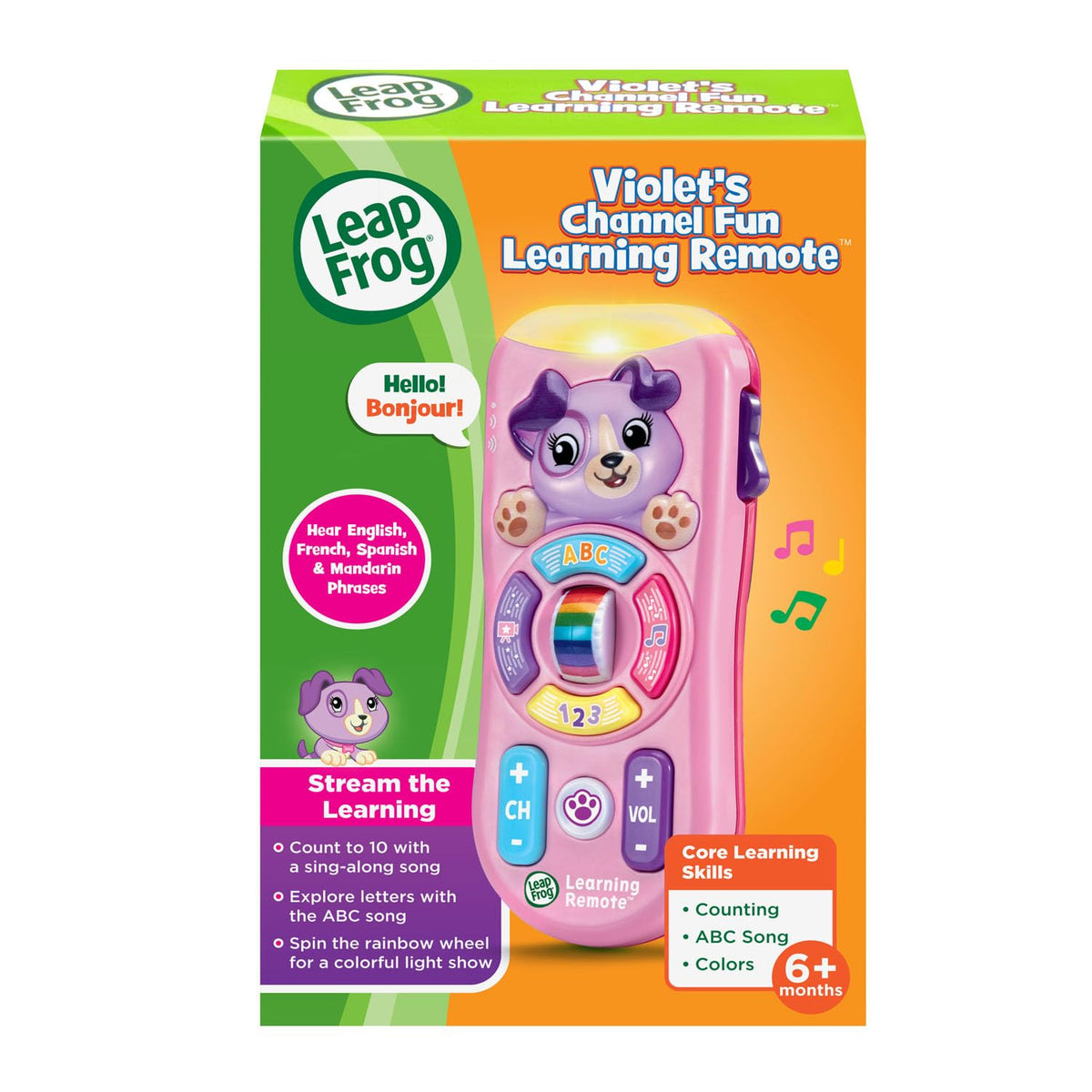 LeapFrog Channel Fun Learning Remote, Violet