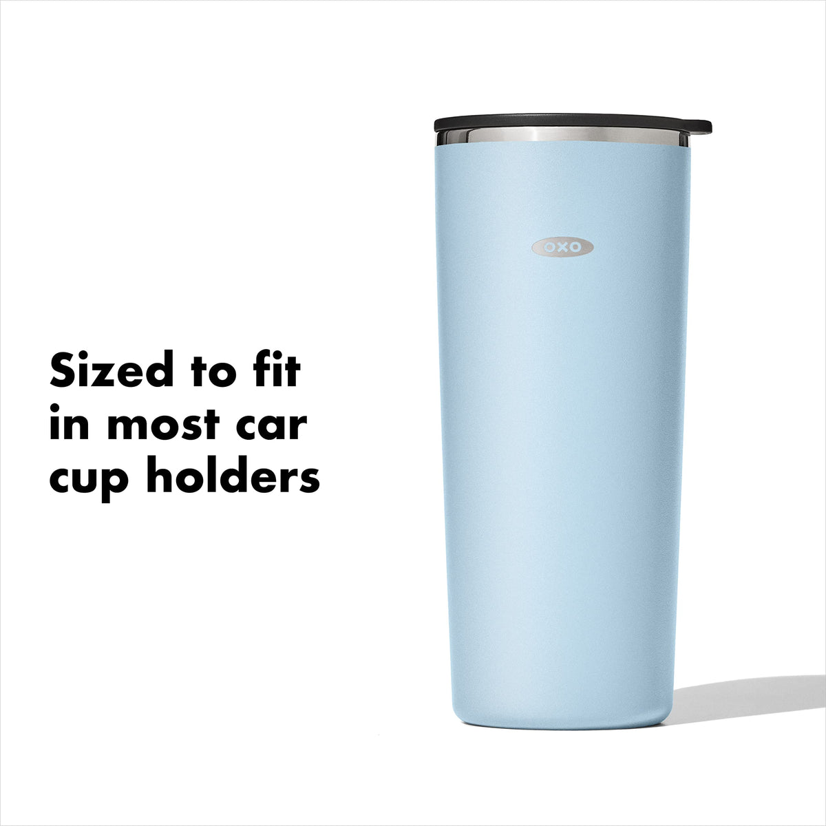 OXO Strive 20oz Insulated Tumbler with Sliding Lid - Topaz Blue