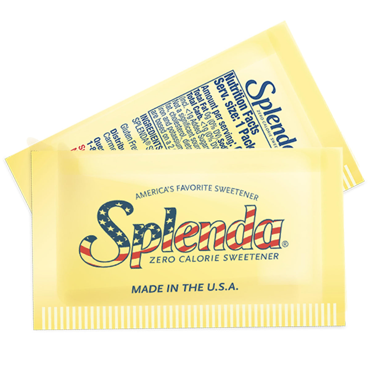 SPLENDA Zero Calorie Sweetener, 2000 Count Packets
