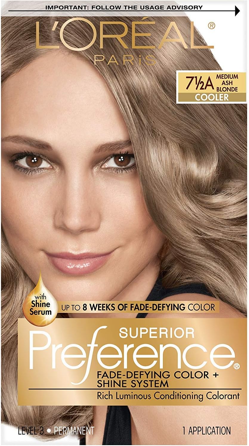 L'Oreal Preference #7-1/2a Med Ash Blnd product image 1