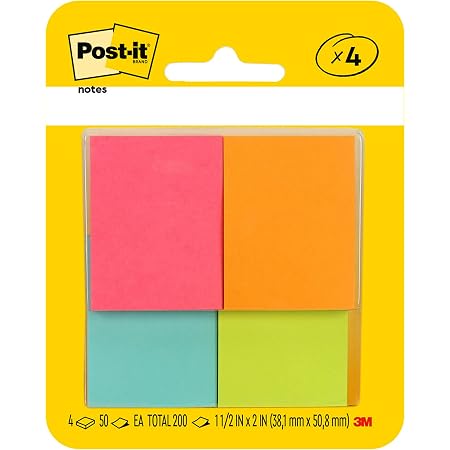 Post-it 1.5x2in 4 pk #653-4af product image 1