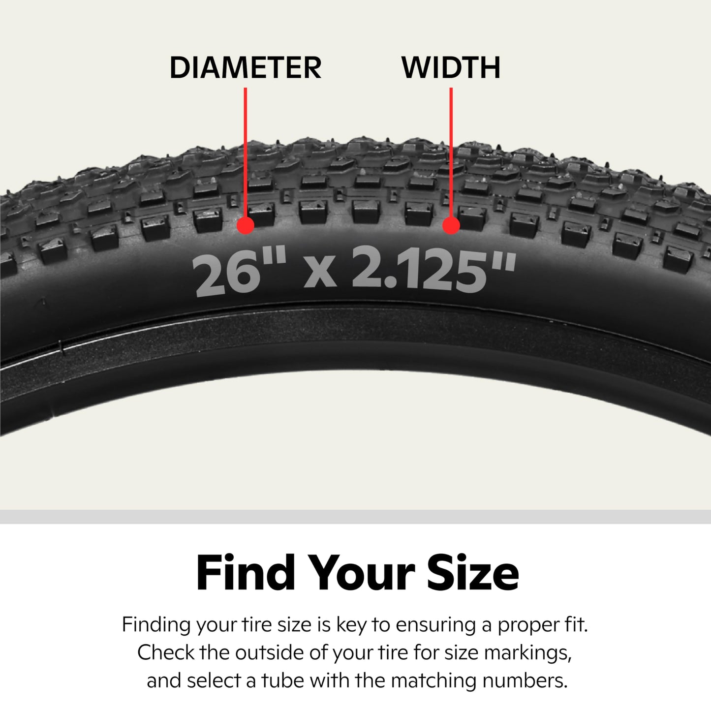 Schwinn Replacement Bike Tire Tube, 26 x 1.75-2.125 inch Bike Inner Tube, Self Sealing, Schrader Valve, Durable Construction, Replacement for 26” Mountain or Cruiser Bicycle Tires