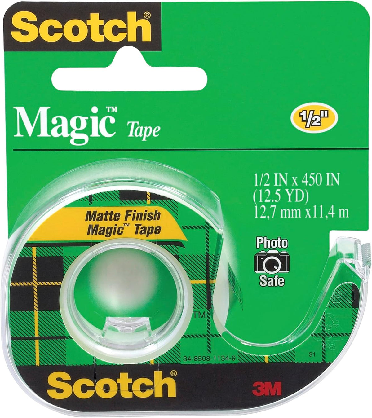 Scotch Magic Tape 1/2x450 #104 product image 1