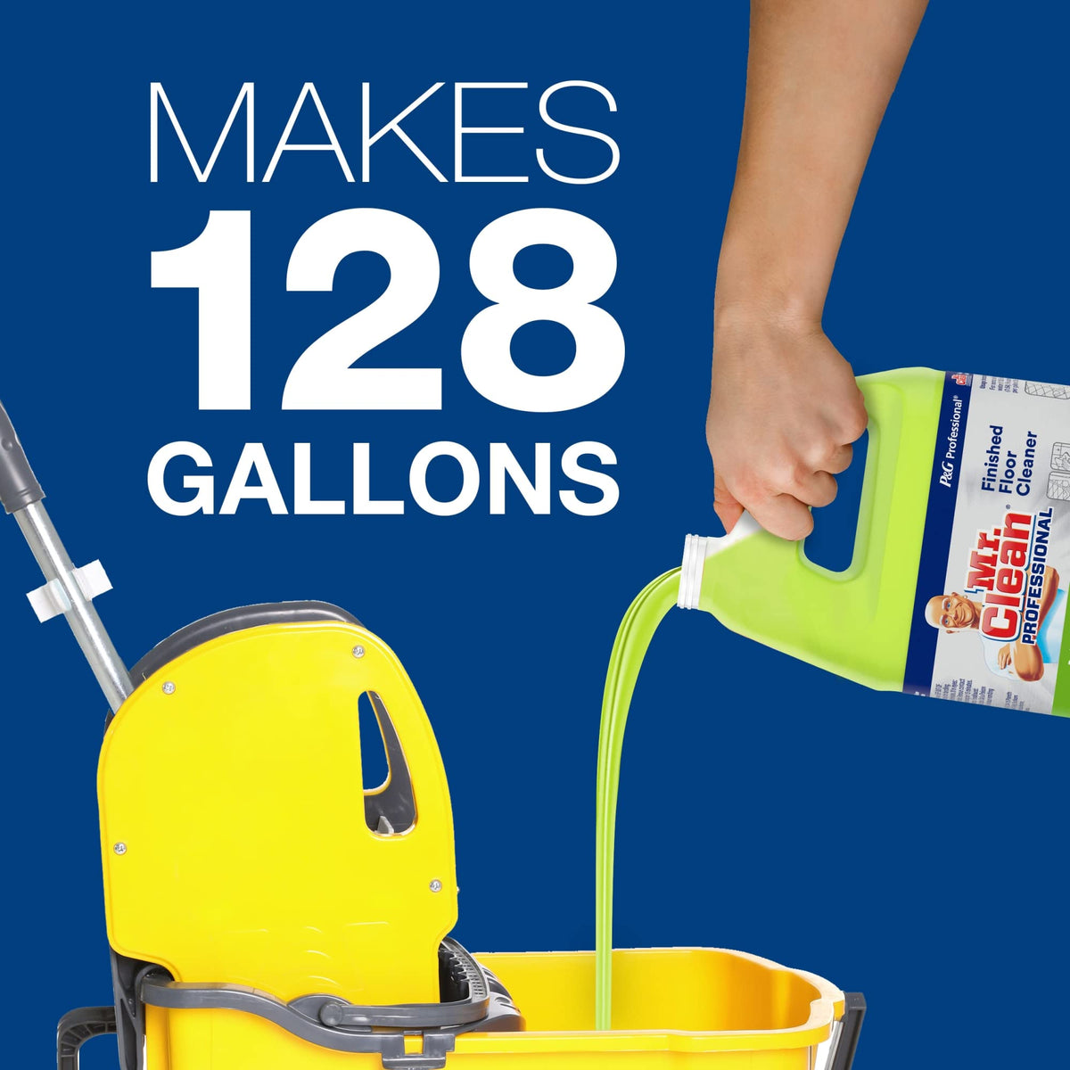 Mr. Clean® Floor Cleaner, 128 Oz Bottle