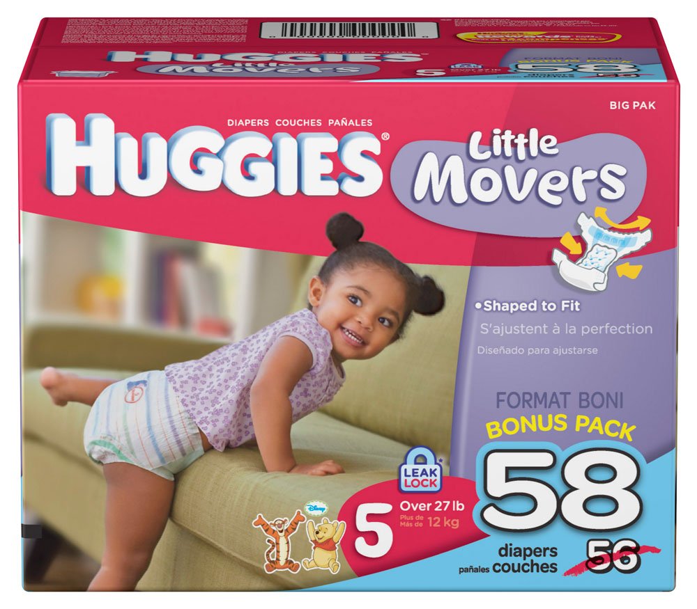 Huggies Lil Movers Sz5 58 ct Gig product image 1