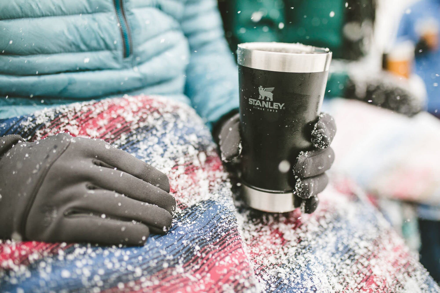 Stanley Stay-Chill Beer Pint 16 oz | Wide Mouth Lid | Built-In Bottle Opener | Beer Tumbler Cup | Insulated Stainless Steel Pint Glass | BPA-Free | Matte Black