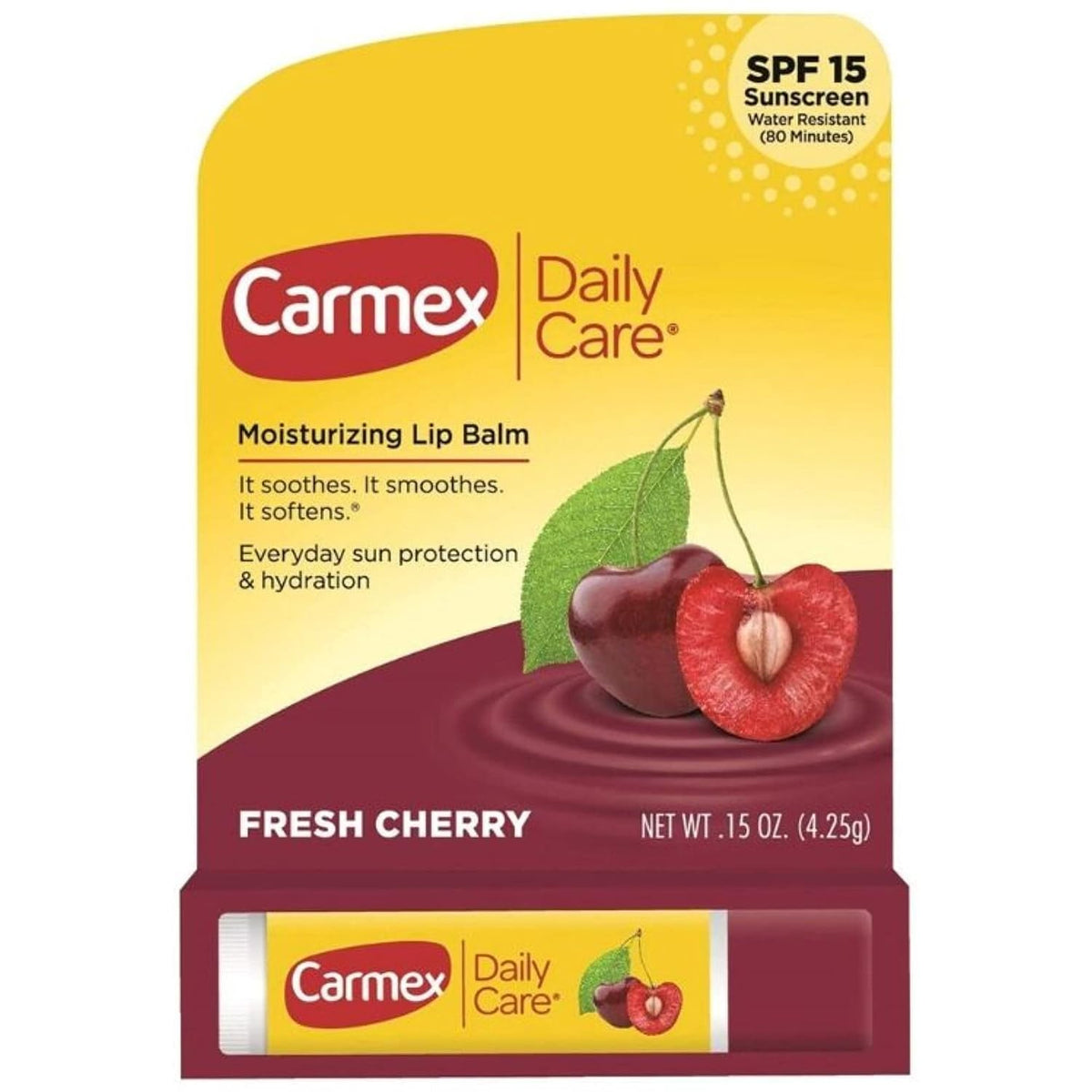 Carmex Lip Balm Cherry Card .35 product image 1