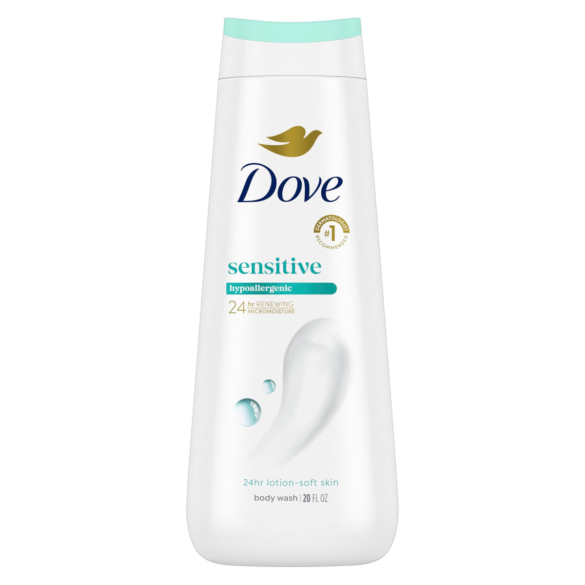 Dove 20 oz B/w Sensitive Skin Cs/4 product image 1