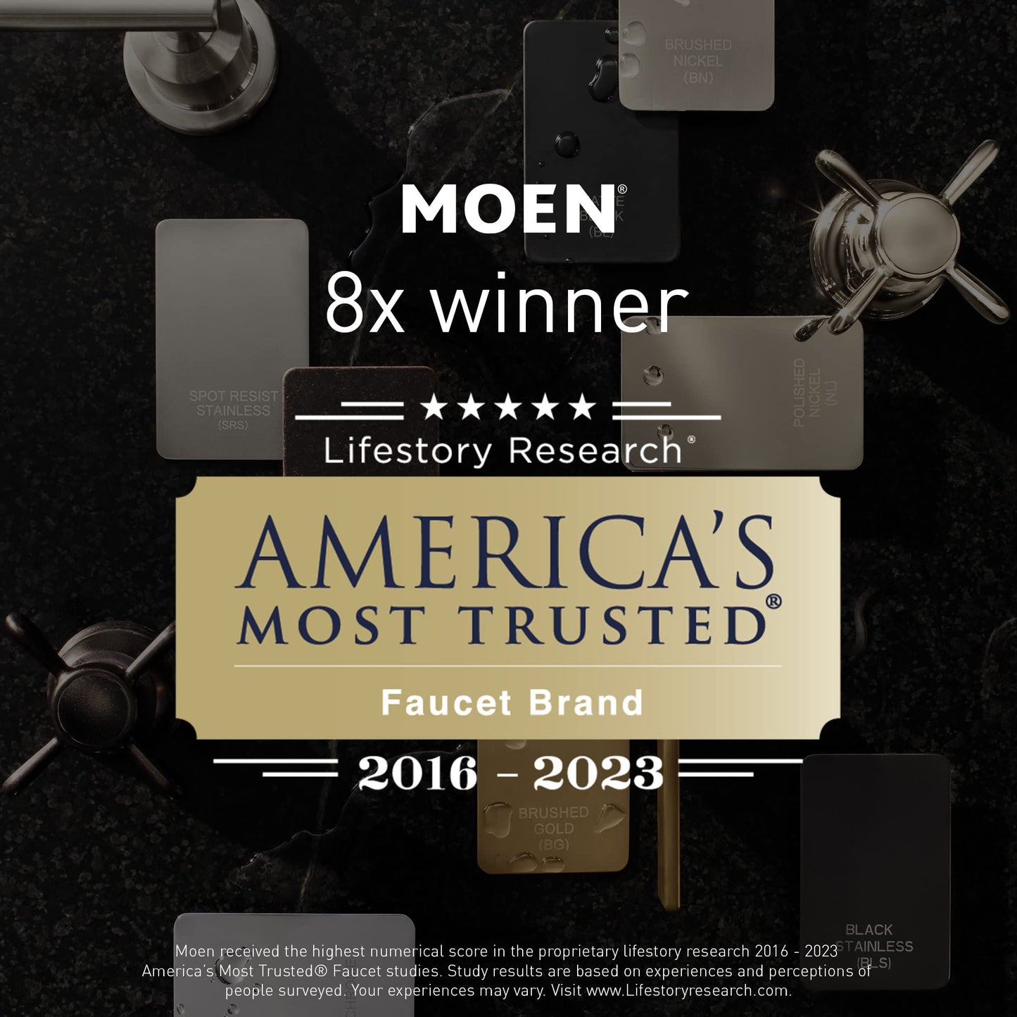Moen Colinet Brushed Gold Traditional Decorative 1" Diameter Cabinet and Drawer Knob, YB0505BG