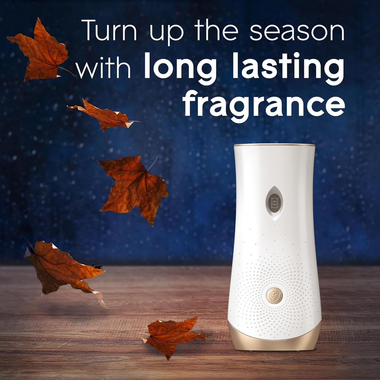 Glade Automatic Spray Refill, Air Freshener for Home and Bathroom, Fall Night Long, 6.2 Oz, 4 Cans