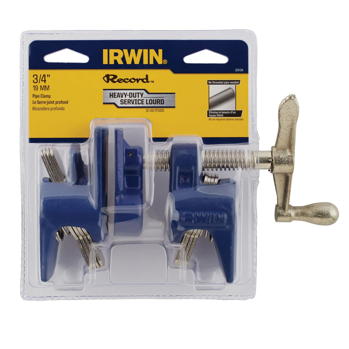 IRWIN QUICK-GRIP 3/4" Pipe Clamp, 224134