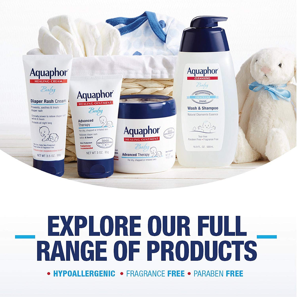 Aquaphor Baby Healing Ointment, 3 oz (85g) (Pack of 4)