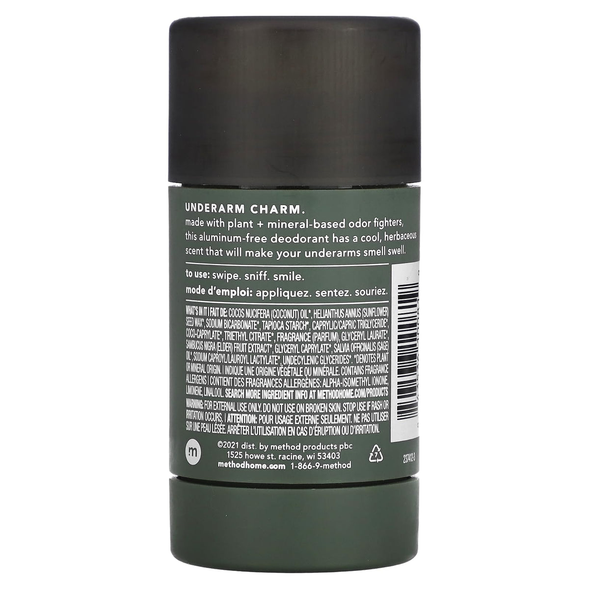 METHOD Juniper Sage Mens Deodorant, 75 GR
