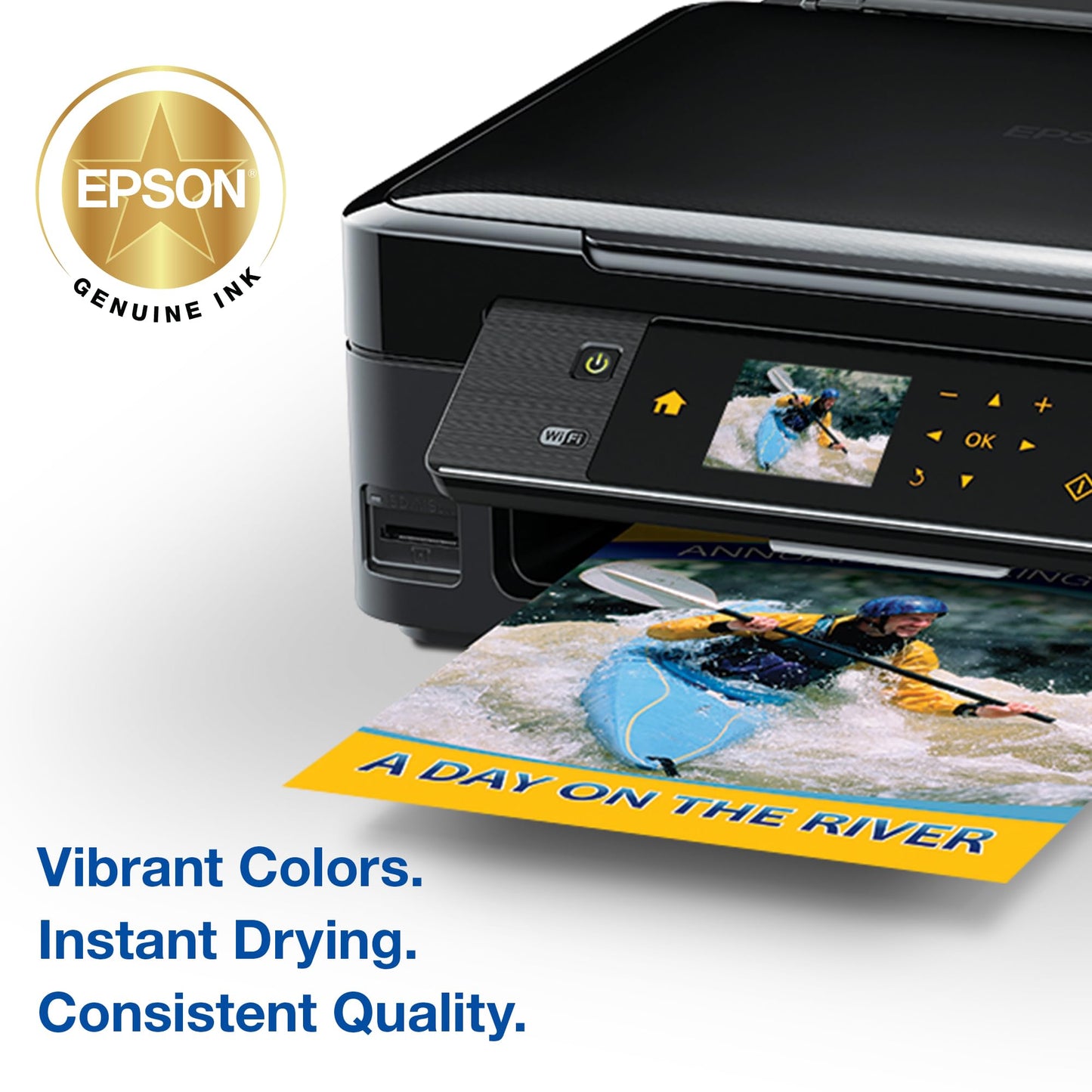 EPSON 200 DURABrite Ultra Ink Standard Capacity Cyan Cartridge (T200220-S) Works with WorkForce WF-2520, WF-2530, WF-2540, Expression XP-200, XP-300, XP-310, XP-400, XP-410
