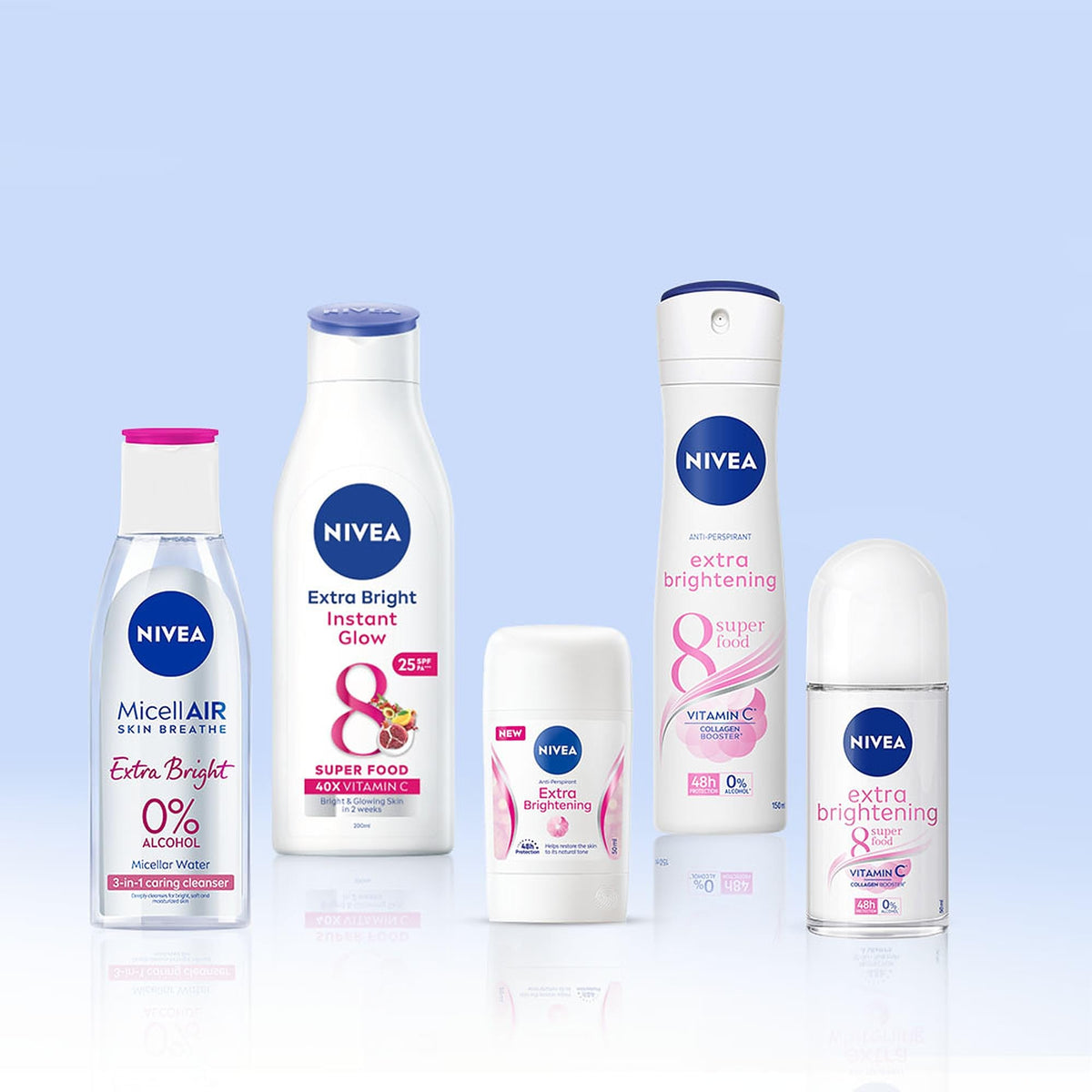 Nivea Deodorant Whitening Extra Care 48h Roll-on: 50 Ml. <Pack3>