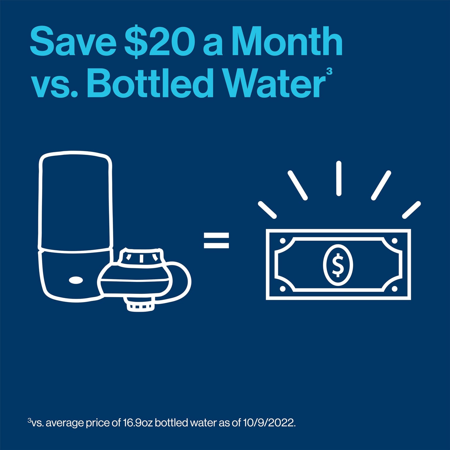 Brita Faucet Mount System, Water Faucet Filtration System with Filter Change Reminder, Reduces 99% of Lead, Made Without BPA, Elite Advanced, White, Includes 2 Replacement Filters
