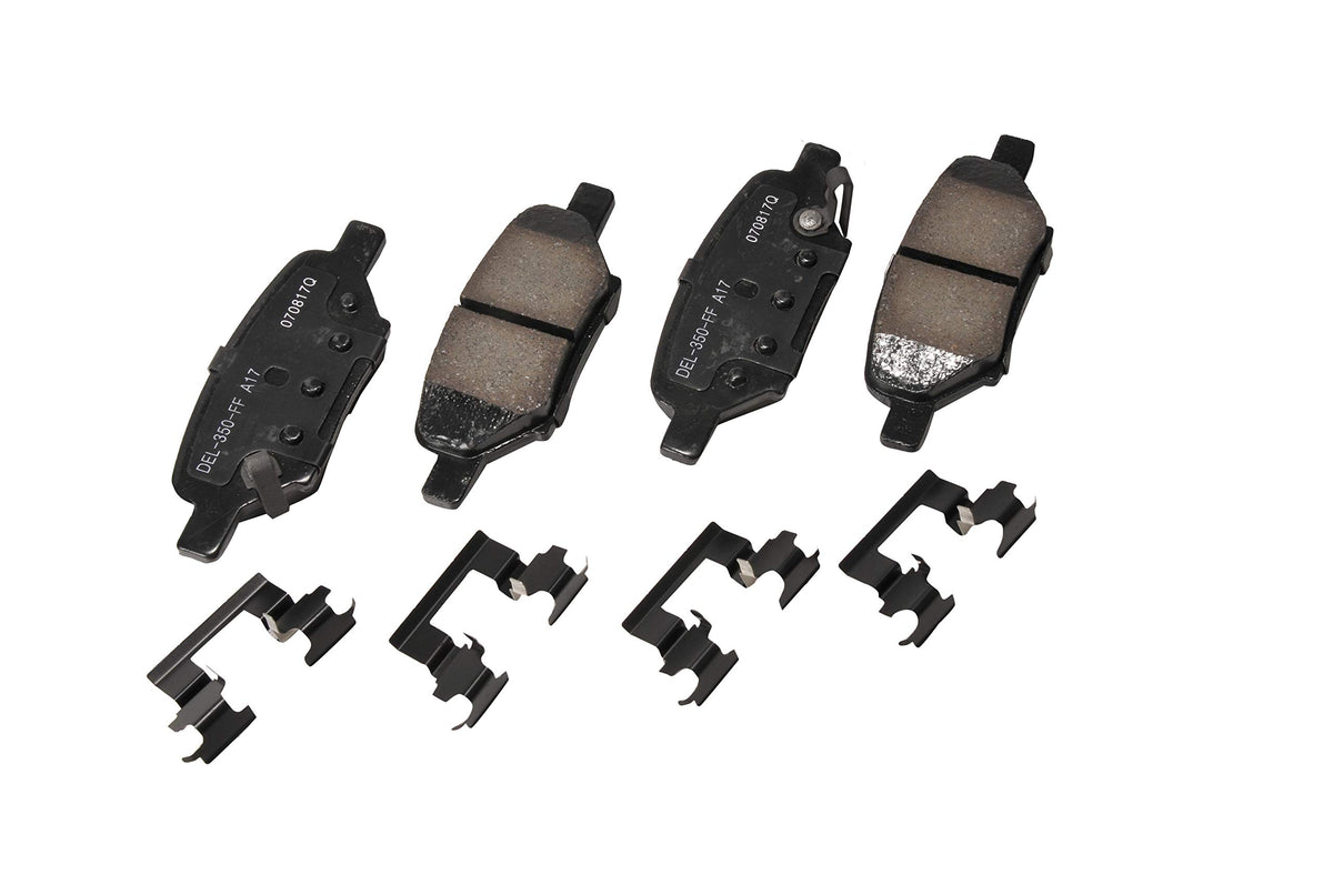 ACDelco Gold 17D1033CH (19201450) Ceramic Rear Disc Brake Pad Set