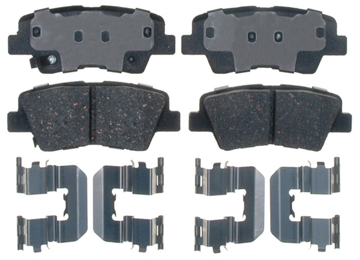 ACDelco Gold 17D1313CH Ceramic Rear Disc Brake Pad Set