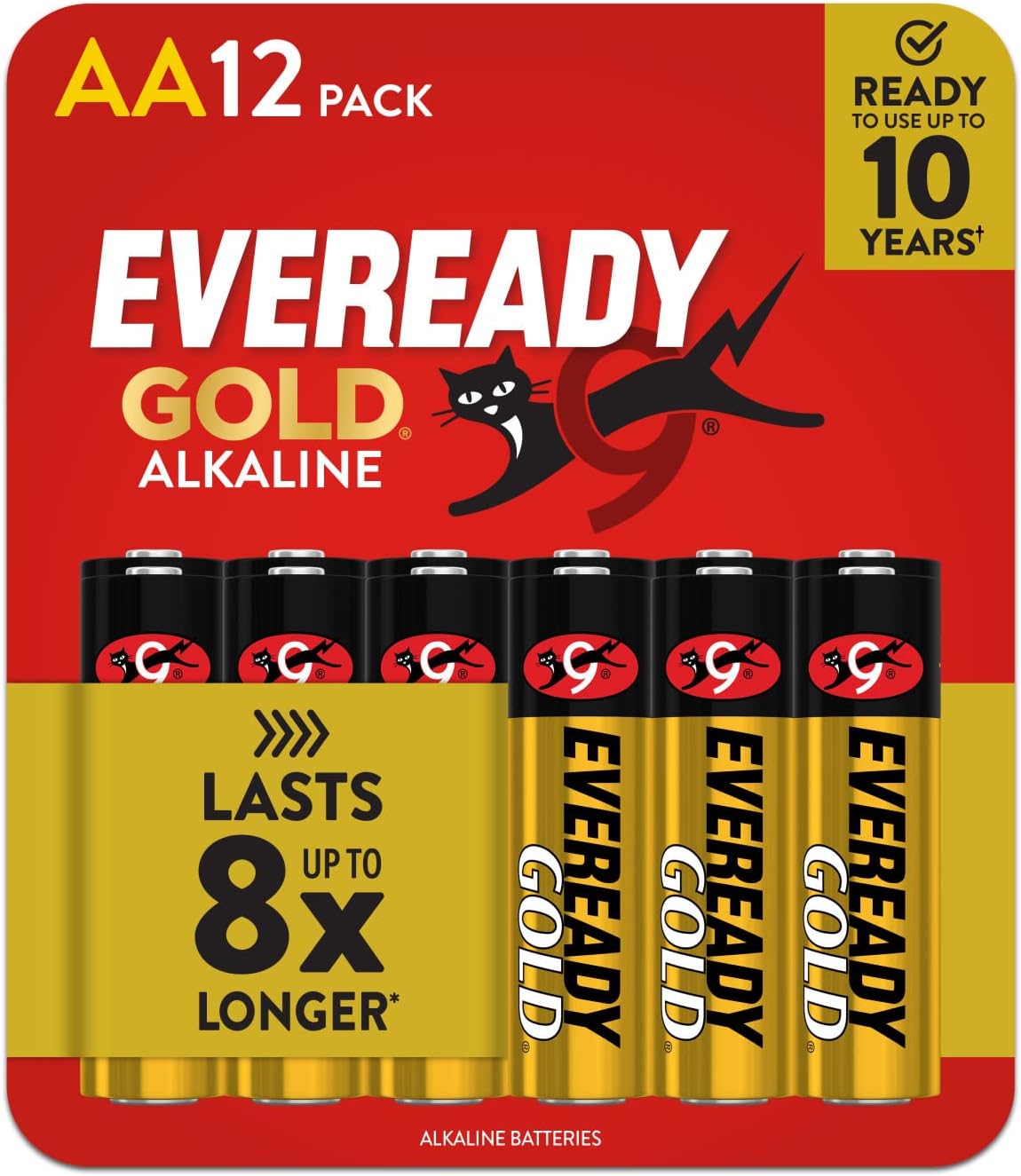 Energizer Max AA Alkaline Batteries, 2 Pack product image 1