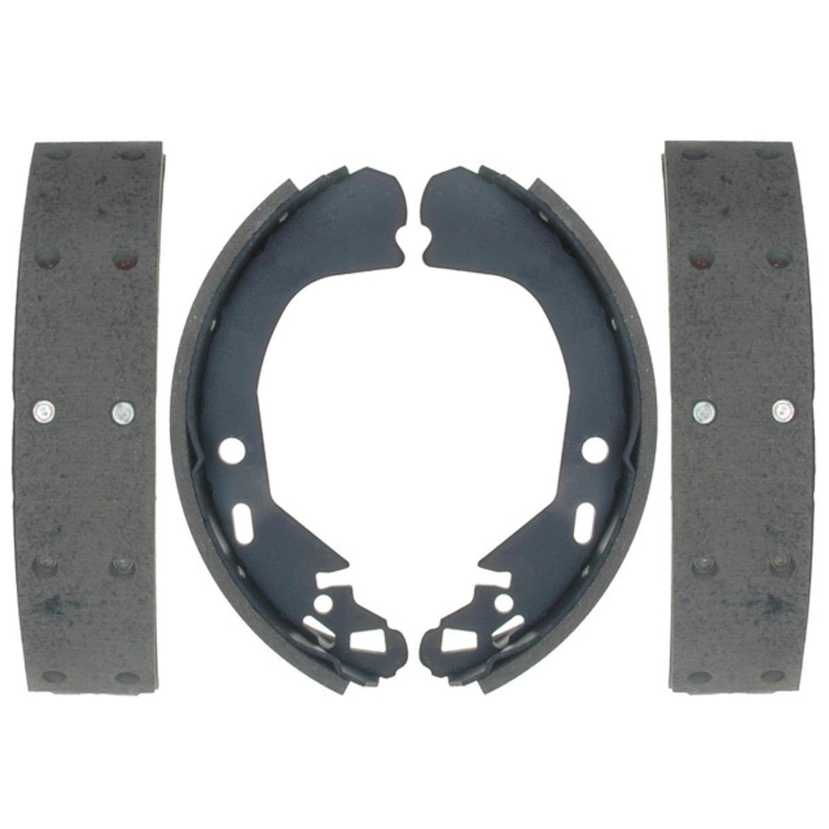 ACDelco Gold 17636R Riveted Rear Drum Brake Shoe Set