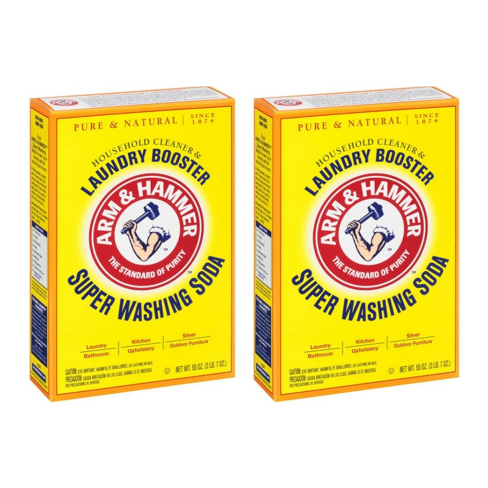 Arm & Hammer, Super Washing Soda Detergent Booster - 55 oz by Arm & Hammer (2pack)