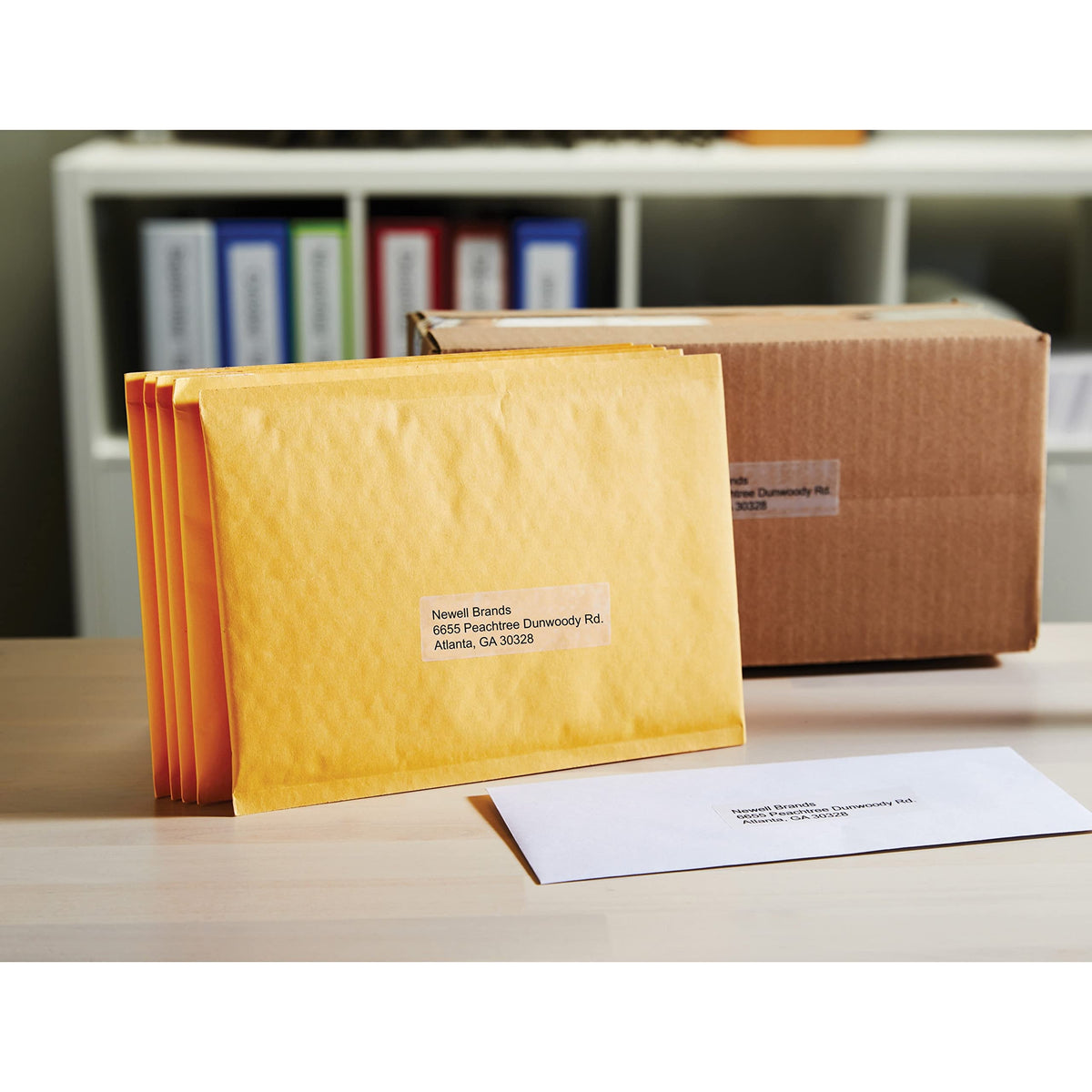 Dymo, DYM30254, Clear Address Labels, 130 / Roll, Clear