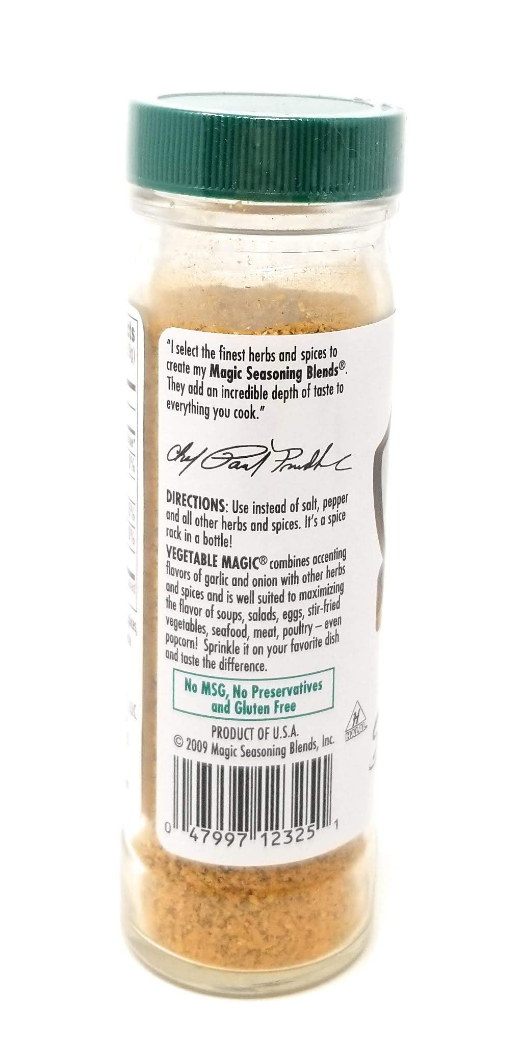 Vegetable Magic Seasoning - 2 Pack (2oz each)