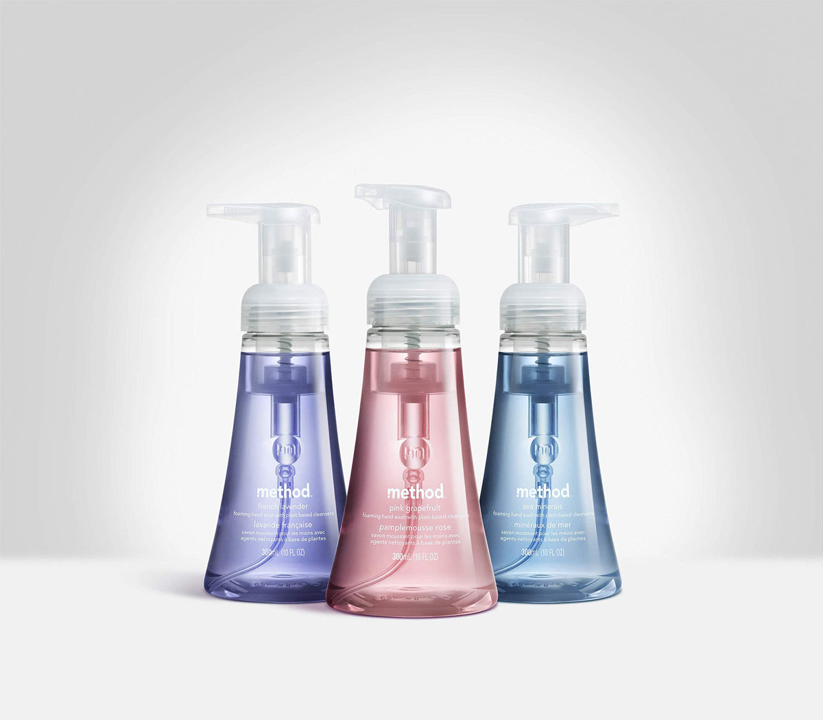 Method Foaming Hand Soap, Lemon Mint, Biodegradable Formula, 10 fl oz (Pack of 3)