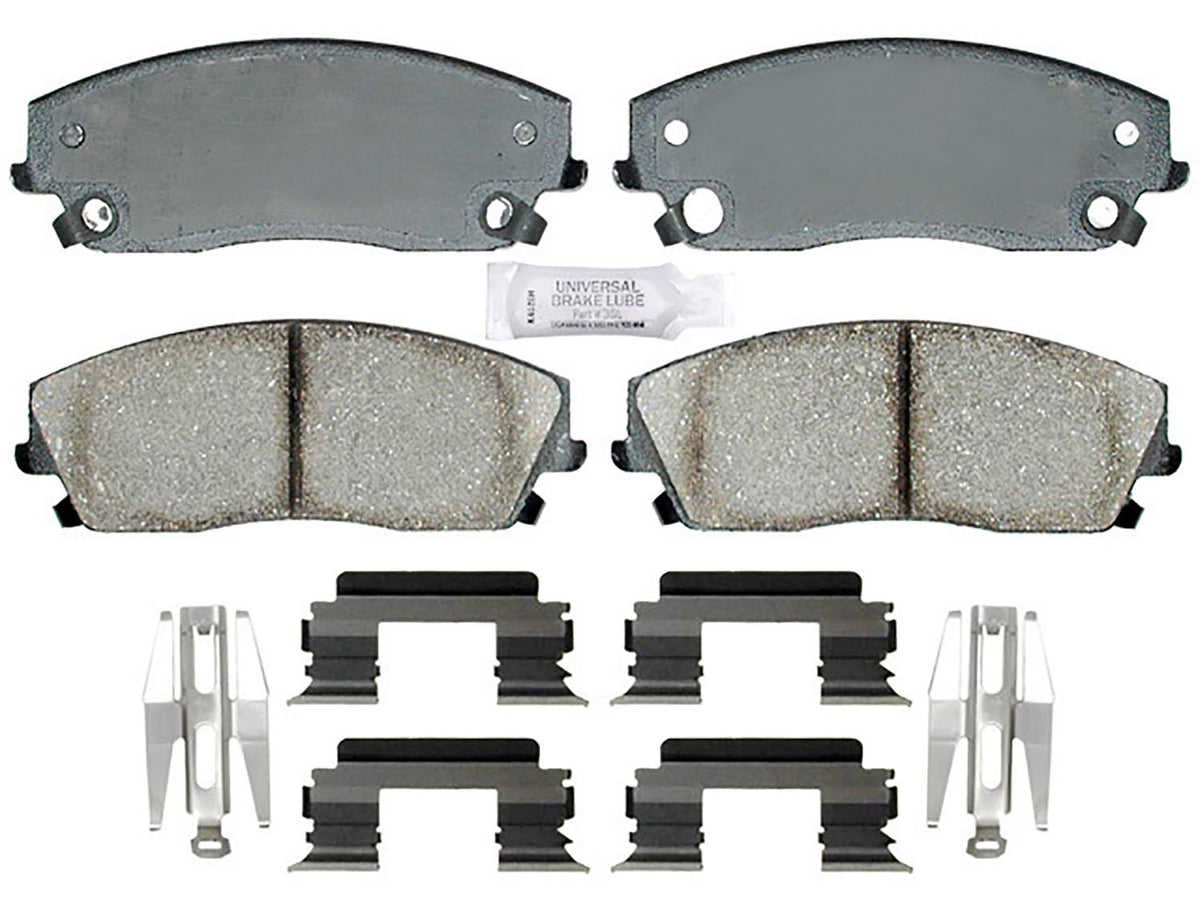 ACDelco 14D1056CH Advantage Ceramic Front Disc Brake Pad Set