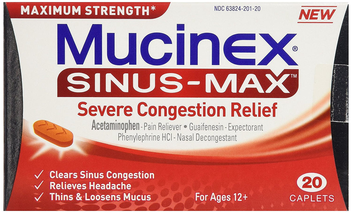 Mucinex Sinus Max Svr Cnges 20c product image 1