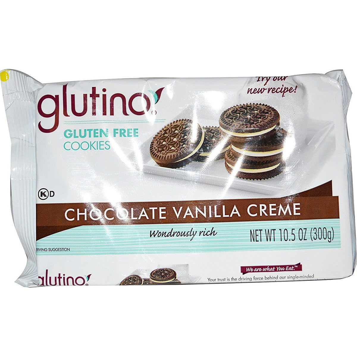 GLUTINO COOKIE CHOC DREAM WF GF, 10.6 OZ