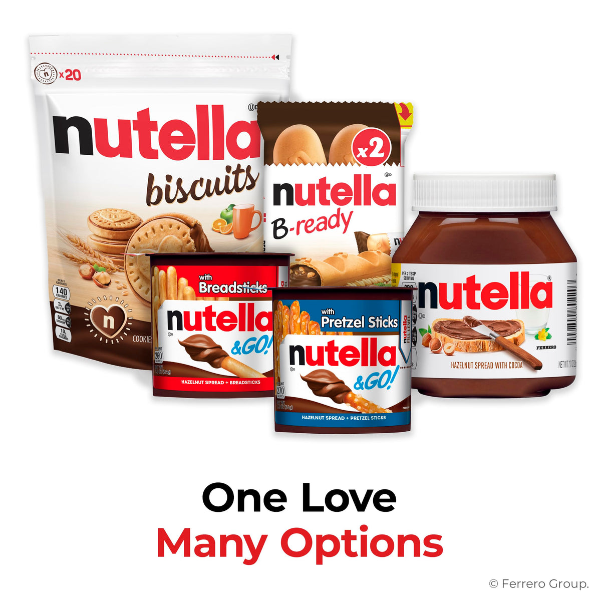 Nutella & GO! Bulk 12 Pack, Hazelnut and Cocoa Spread with Breadsticks, Stocking Stuffers, Snack Cups, 1.8 oz Each