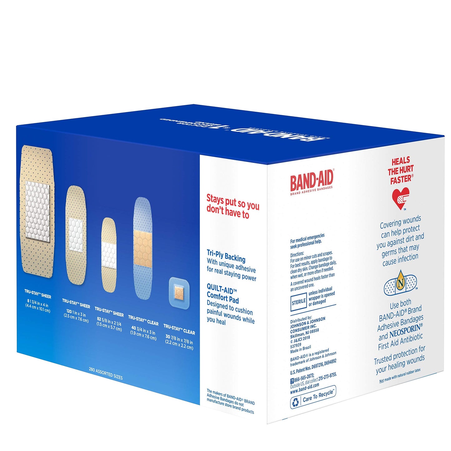 BAND-AID® Brand Adhesive Bandages Variety Pack, 280 Count