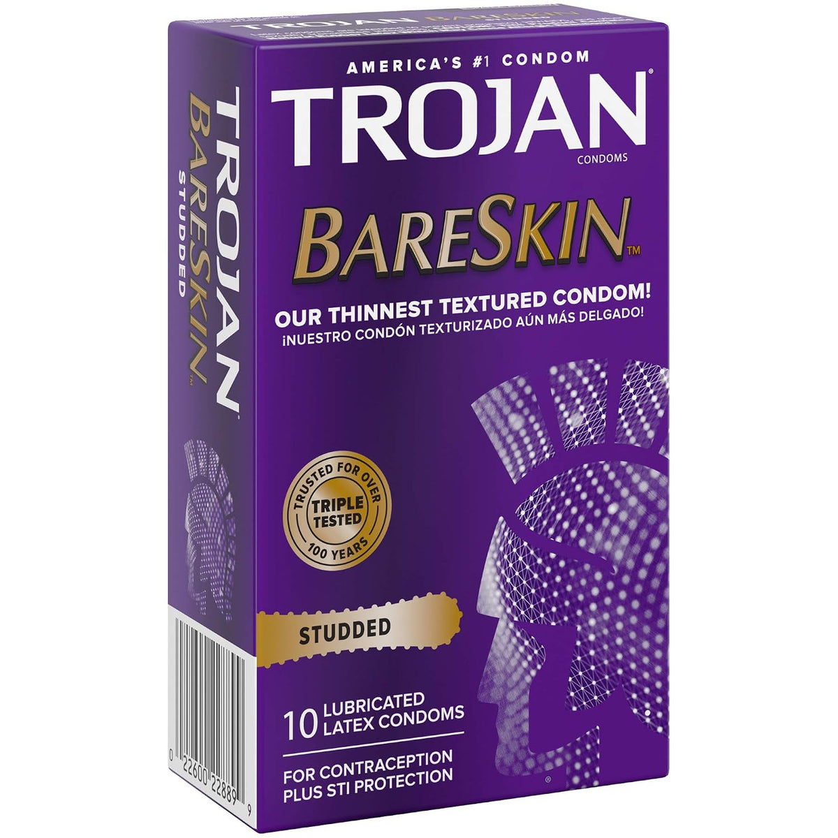 Trojan 10's Studded Bareskin product image 1
