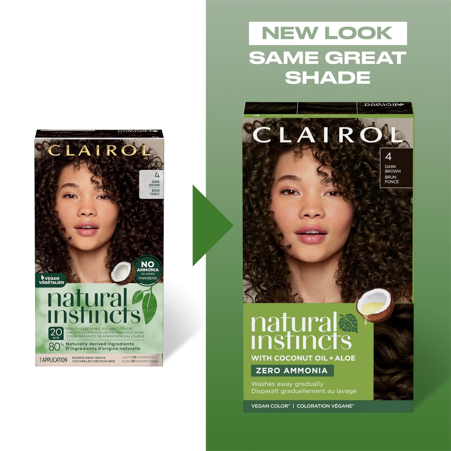 Clairol Natural Instincts Demi-Permanent Hair Dye, 7A Dark Cool Blonde Hair Color, Pack of 3