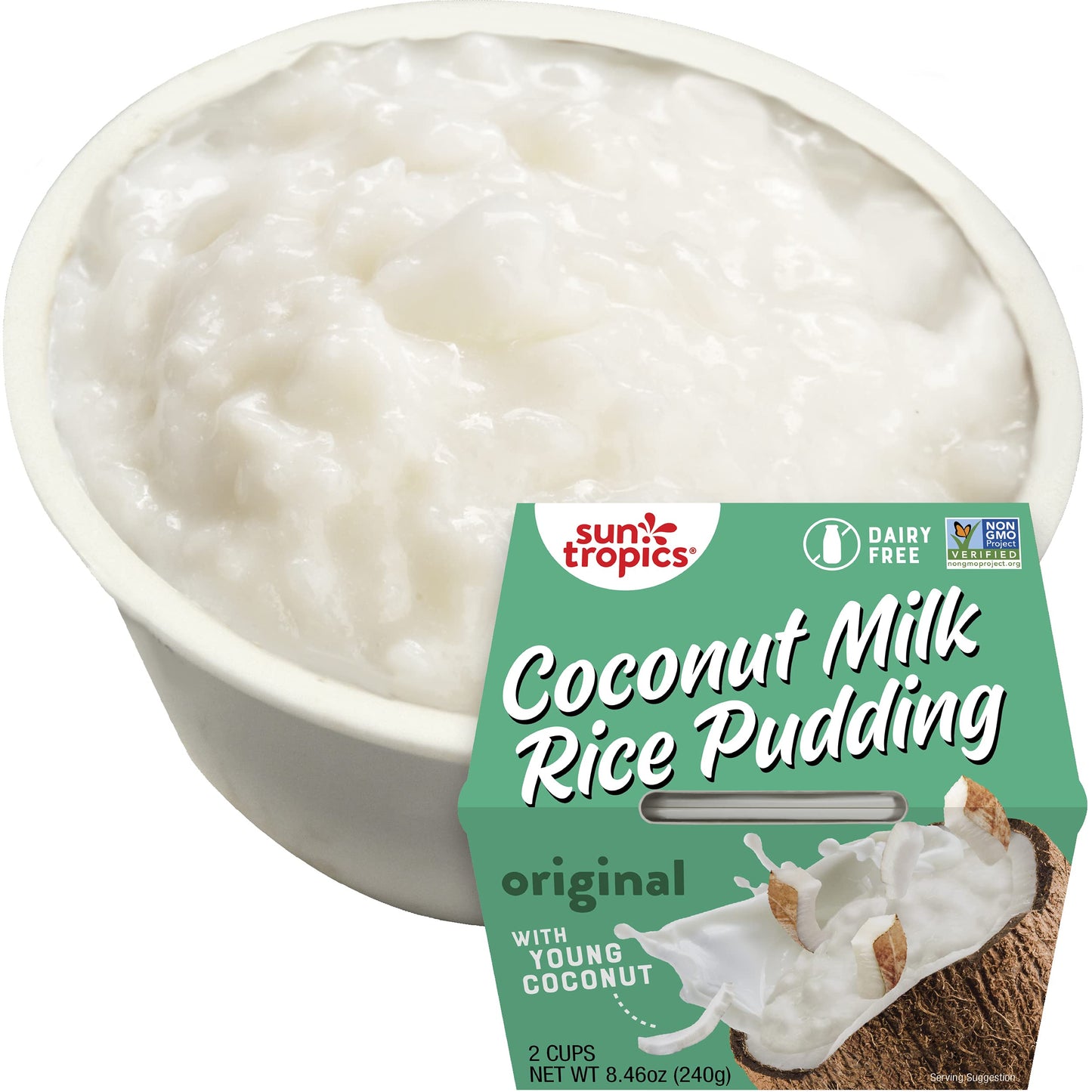 Sun Tropics, Pudding Rice Coconut, 4.23 Ounce (Pack of 2)