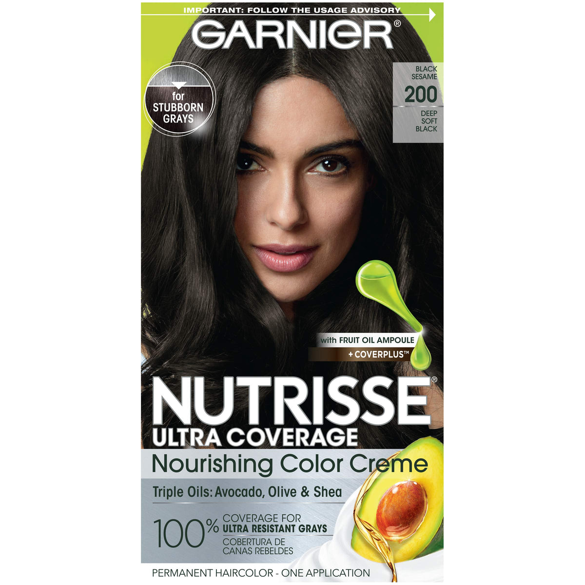 Garnier Nutrisse #200 Ultra Deep Sft Black product image 1