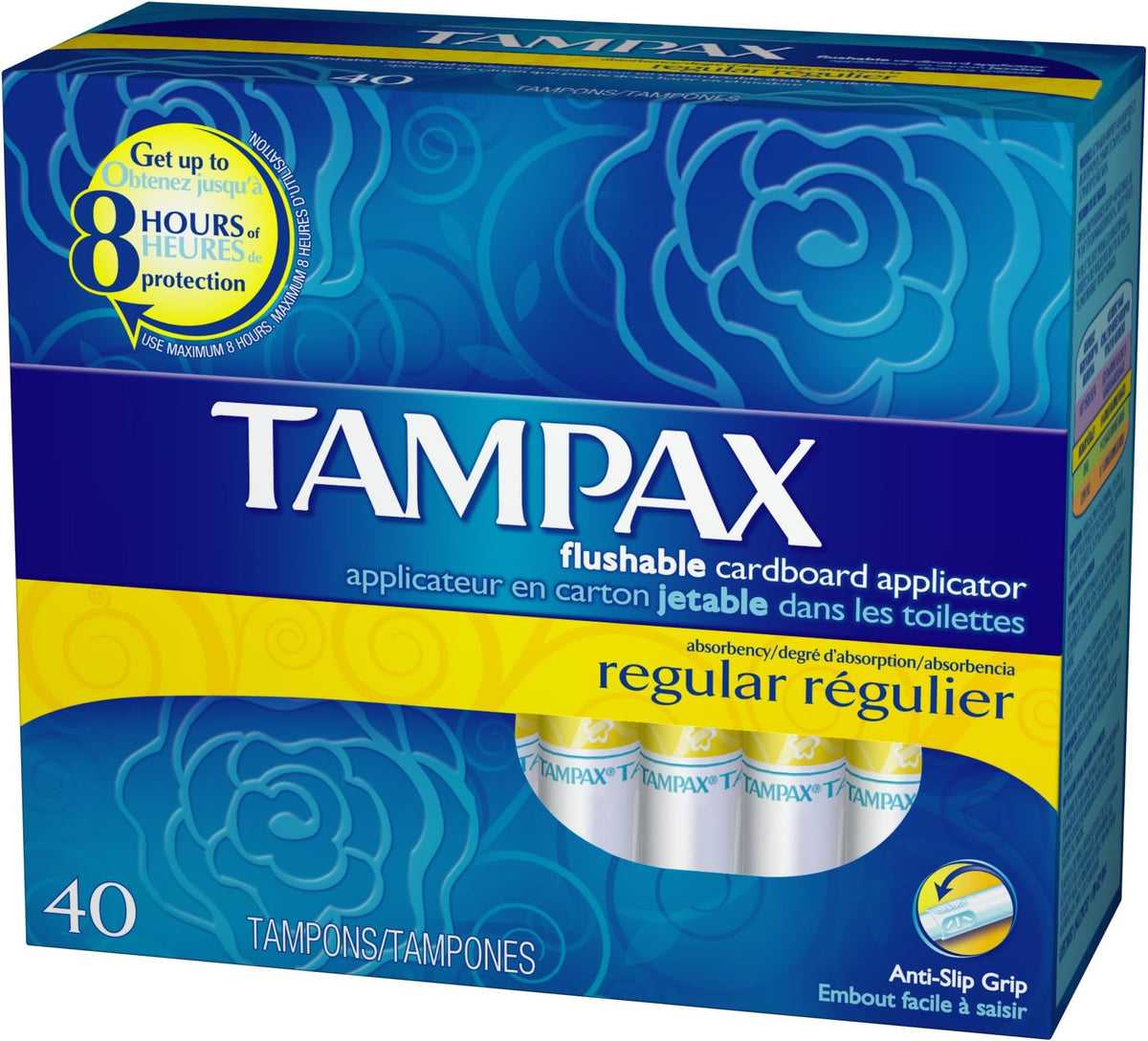 Tampax 10's Regular Flushable product image 1